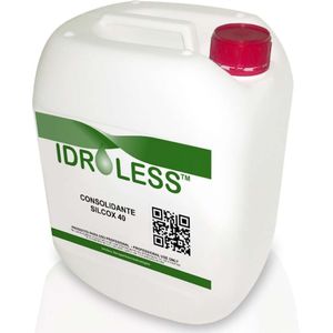 Idroless Silcox 40 Anti-Dust Consolidator (5l) - Verdicht muren en muren van steen, talk, baksteen, enz. en voorkomt dat ze afbrokkelen. - D0-H9TZ-1DDW