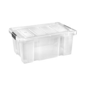 Tarrington House Clear Box, met deksel, 45 l, transparant - transparant Kunststof 331594