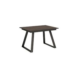 Itamoby Uitschuifbare tafel 90x120/180 cm Bernadette Walnoot Antraciet Structuur - VE120TBCBERNA-NC-AN