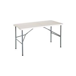 Klaptafel 122cm Rechthoekig Wit Catering 7house - wit Kunststof 8429160758255