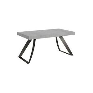 Itamoby Uitschuifbare tafel 90x160/264 cm Proxy Cement Antraciet Structuur - VE160TAPRXALL-CM-AN