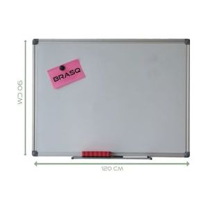 BRASQ Whiteboard 90x120cm - zwart Aluminium 8532604