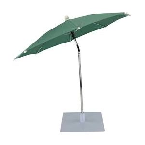 Tafelparasol Olijf groen - 60 x 56 cm - mini strandparasol - parasol met voet - zweefparasol - parasols - verzwaarde parasolvoet - Olijf groen - Polyester ST-0478