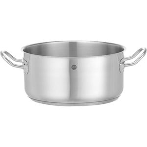 Braadpan - zonder deksel, HENDI, Kitchen Line, 4,9L, ?240x(H)110mm - Roestvrij staal 837665