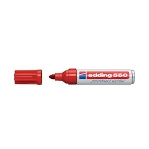 Edding permanente marker e-550 rood, Pak van 10 - 4004764023806