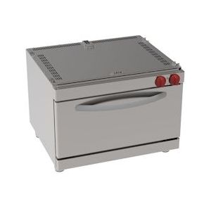 Base oven statisch elektrisch voor gn 2/1 - 800x700x600 mm - 4700 W 400/3V - 49501617 Eurast - grijs Roestvrij staal 49501617