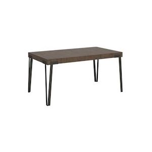 Itamoby Uitschuifbare tafel 90x160/264 cm Antraciet Rio Walnoot structuur - VE160TARIO264-NC-AN