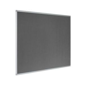 Bi-Office Earth Grijs Vilten Prikbord Met Aluminium Omlijsting, 120x90 cm - grijs Weefsel FA0542790