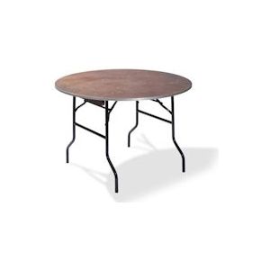 Bankettafel/klaptafel van hout, rond Ø 183 cm, 20183 - 8719979471972