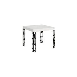Itamoby Uitschuifbare tafel 90x90/246 cm Ghibli antraciet witte essenstructuur - VETAGHL900ALL-BF-AN