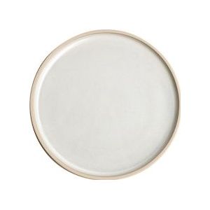 Olympia Canvas platte ronde borden wit 18cm - wit Aardewerk FA328