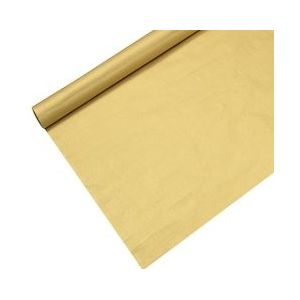 PAPSTAR, Tafelkleed, papier 6 m x 1,2 m goud met beschermingslaag - goud Papier 4002911789049