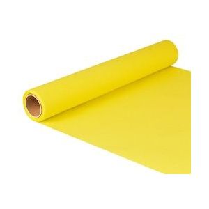 PAPSTAR, Tafellopers "ROYAL Collection" 5 m x 40 cm geel op rol - geel Papier 82214