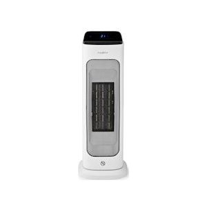 Nedis SmartLife keramische PTC-ventilatorkachel - Wi-Fi - 2000 W - 2 Warmte Standen - Zwenkfunctie - Display - 10 - 49 °C - Android / IOS - Wit - 5412810443154