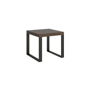 Itamoby Uitschuifbare tafel 90x90/246 cm Antraciet Tecno Walnoot structuur - VE900TATECALL-NC-AN