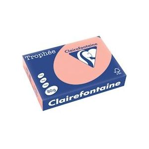 Clairefontaine Trophée gekleurd papier, A4, 80 g, 500 vel, perzik - 1970C
