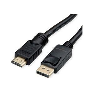 ROLINE DisplayPort Kabel DP - UHDTV, M/M, zwart, 10 m - zwart 11.04.5777