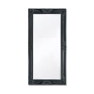 vidaXL-Wandspiegel-Barok-100-x-50-cm-zwart