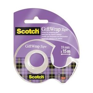 Scotch Gift Wrap tape ft 19 mm x 15 m, op blister - 5902658103254