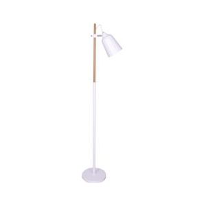 SalesFever staande lamp | in Scandinavisch design | Hout | B 25 x D 16 x H 160 cm | Natuur - beige Multi-materiaal 397169