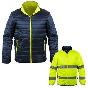 Reversible 2in1 Dual High Visibility Jacket Maat L VITO - L geel 5604612738273