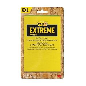 Post-it® Extreme Notes, ft 114 x 171 mm, 2 blokken van 25 blaadjes, geassorteerde kleuren - 638060276495