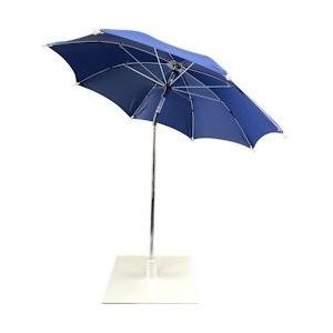 Compacte Tafelparasol van WDMT - ø 60 x 56 cm - Moderne Terras Tafel Parasol voor Buiten - Parasols - Blauw - blauw Polyester ST-0148