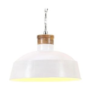 vidaXL Hanglamp industrieel E27 42 cm wit - 320833