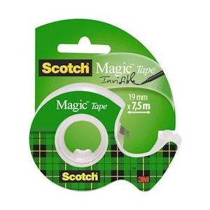 Scotch plakband Magic Tape, ft 19 mm x 7,5 m, blister met dispenser - 51131592292
