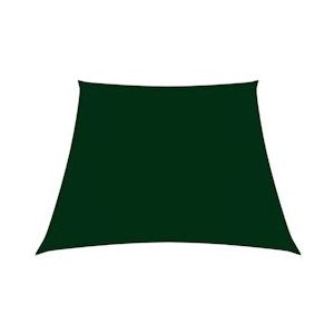 vidaXL Zonnezeil trapezium 3/5x4 m oxford stof donkergroen - groen 135518