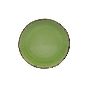 Studio Tavola Tavola - Ontbijtborden - Lime Green Corfu- Ø22cm - Groen - Lichte glans - Aardewerk - 6 stuks - Servies - groen 8712442763123