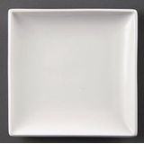 Vierkante witte borden 295(L)mm - Set van 6 - Olympia. Olympia - Porselein U156