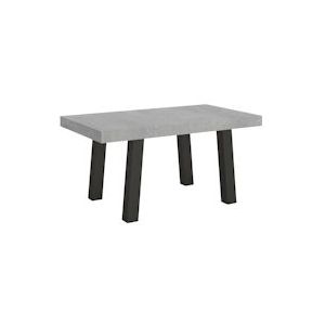 Itamoby Uitschuifbare tafel 90x160/264 cm Brug Cement Antraciet Structuur - VE160TABRGALL-CM-AN