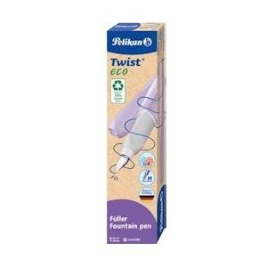 Pelikan Twist vulpen Eco, met vulling, lavendel - blauw Papier 4012700822239