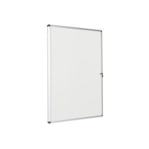 Bi-Office Enclore Earth Afsluitbaar Magnetisch Vitrine Whiteboard Met Alumium Omlijsting,94,0x128,8 cm (16xA4) - wit Staal RVT950109150