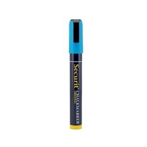 Securit® Originele Krijtstift Met Gebeitelde Punt In Blauw 2-6 mm|0,3 kg - blauw Kunststof SMA510-BU