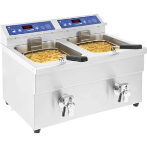 Royal Catering - Inductie friteuse - 2x 10 liter - 60 tot 190°C