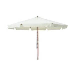 VidaXL Parasol Houten Paal 330 cm Zandwit