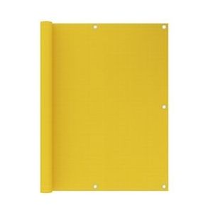 vidaXL Balkonscherm 120x600 cm HDPE geel - geel 311003