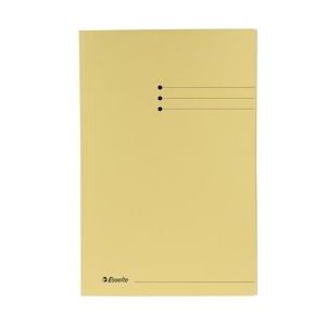 Esselte dossiermap geel, ft folio, Pak van 50 - 5411313603133