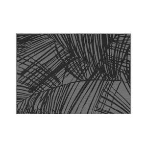 Oviala Business Polypropyleen buitentapijt 200 x 290 cm zwart - zwart Polypropyleen, kunststof 108086