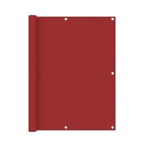 vidaXL Balkonscherm 120x300 cm oxford stof rood - rood 135040
