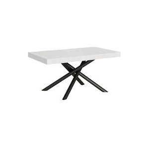 Itamoby Uitschuifbare tafel 90x160/264 cm Famas antraciet witte essenstructuur - VE160TAFAMALL-BF-AN