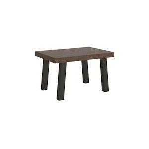 Itamoby Brug uitschuifbare tafel 90x130/390 cm met antraciet notenhouten structuur - 8050598005590