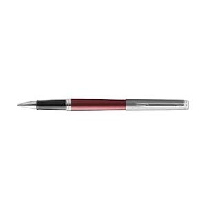 Waterman Hémisphère Coloured roller fijne punt, in giftbox, Matte red CT - blauw Papier 3026981466250