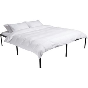 CLP Metalen bed Hamlin 200x180x41 cm zwart - 324227