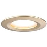 Paulmann LED-inbouwlamp 3-Step-Dim Nova Coin  IP44 rond 74mm  Coin 3x6W 3x470lm 230V dimbaar 2700K Goud mat 92407 - goud 92407