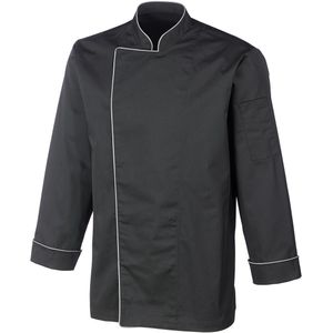 METRO PROFESSIONAL Heren koksjas, lange mouwen, maat S, zwart - S zwart Multi-materiaal 4337231887695