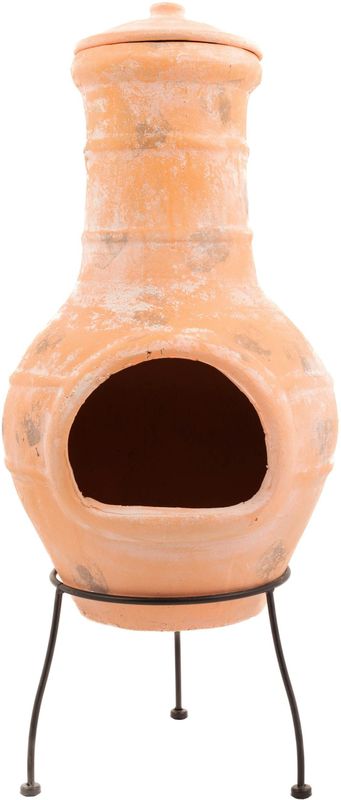 RedFire – Lima – Beige - Kleihaard – Terrashaard – Fireplace – Stevig - Terrasverwarming – Sfeerhaard