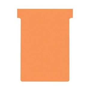 Nobo T-planbordkaarten index 3, ft 120 x 92 mm, oranje - oranje 2003009